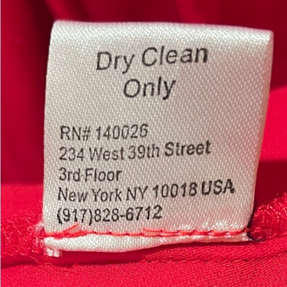 Parker Vibrant Red Blouse - Picture 4 of 5